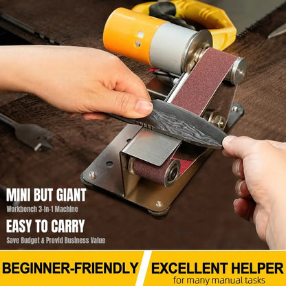 Ponceuse À Bande Électrique Mini 7 Vitesses Pour DIY Outil Polyvalent