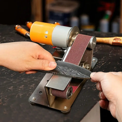 Ponceuse À Bande Électrique Mini 7 Vitesses Pour DIY Outil Polyvalent