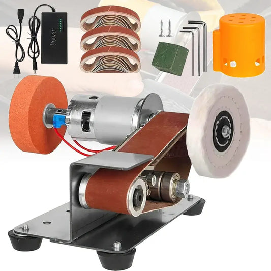 Ponceuse À Bande Électrique Mini 7 Vitesses Pour DIY Outil Polyvalent