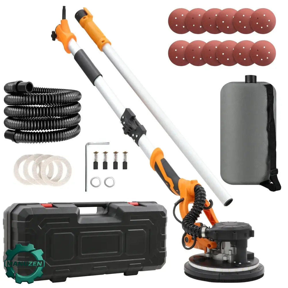 Ponceuse girafe 1250 W avec LED – murs et plafonds - Orange – 1250 W / Pologne - Ponceuse girafe