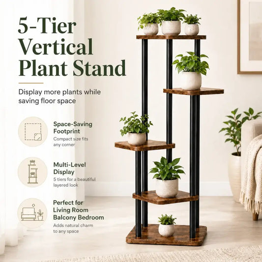 Porte-plantes à étages en métal – plusieurs coloris - porte plantes à étages métal
