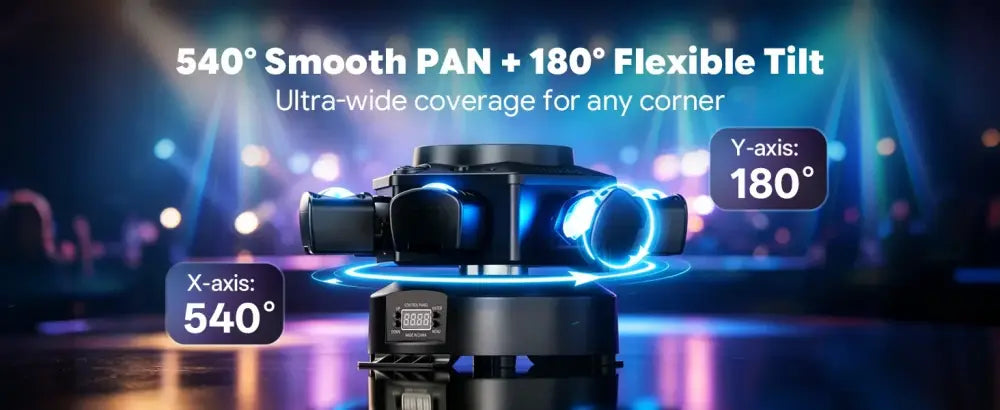 Projecteur LED mobile 6 bras 150 W RGBW – DMX - projecteur LED mobile 6 bras DMX
