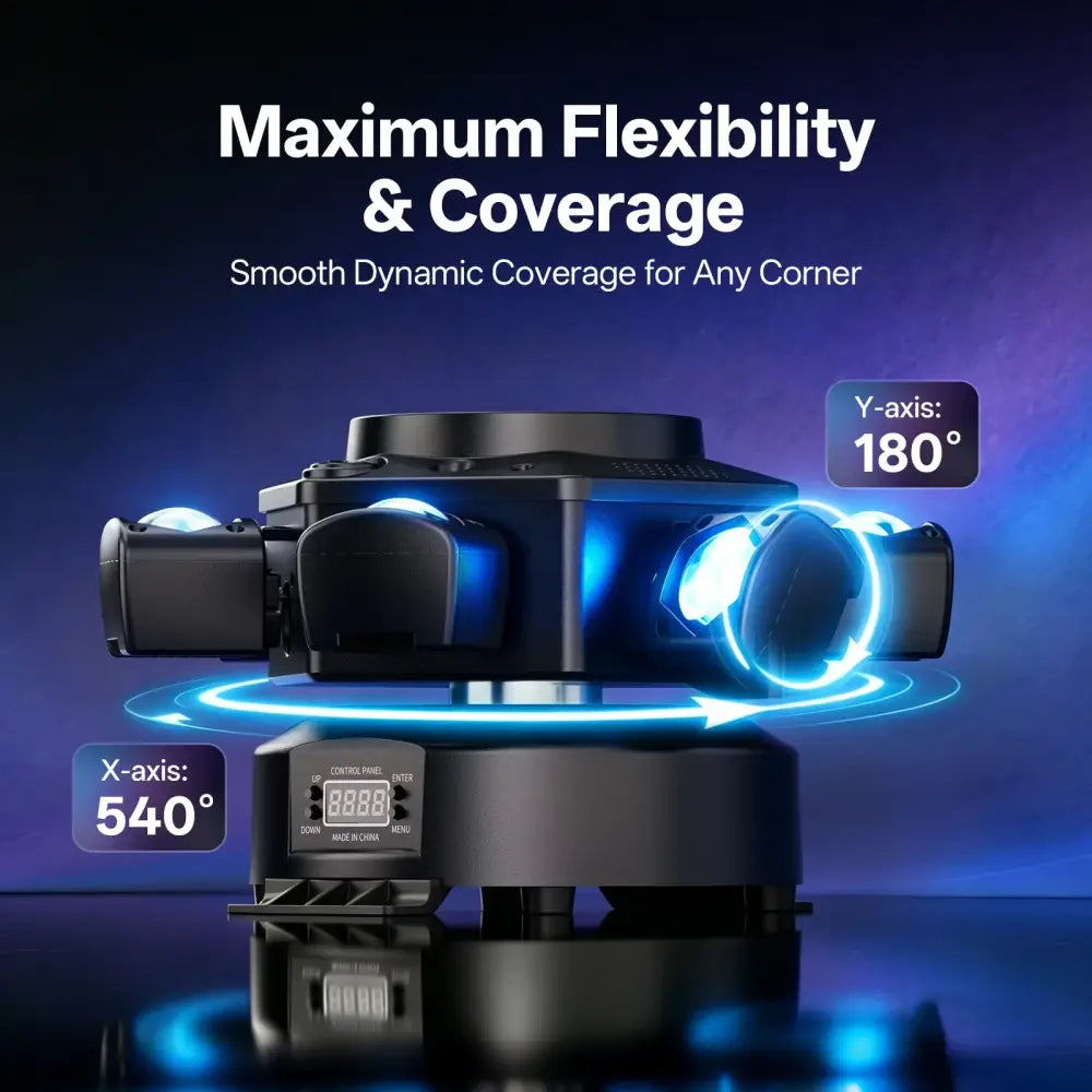 Projecteur LED mobile 6 bras 150 W RGBW – DMX - projecteur LED mobile 6 bras DMX