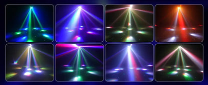 Projecteur LED mobile 6 bras 150 W RGBW – DMX - projecteur LED mobile 6 bras DMX