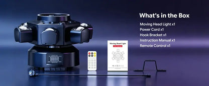Projecteur LED mobile 6 bras 150 W RGBW – DMX - projecteur LED mobile 6 bras DMX