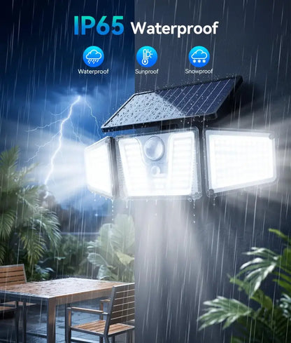 Projecteur solaire 210 LED à détecteur de mouvement – IP65 – photo produit 3