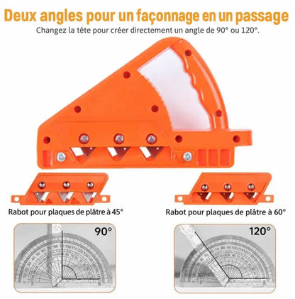 Rabot pour plaques de plâtre – texte en français