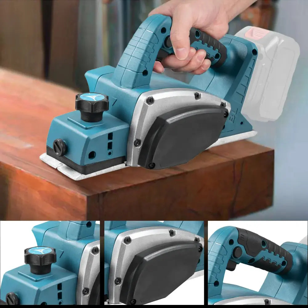 Rabot électrique sans fil 15 000 tr/min – 2 batteries - Avec 2 batteries / Pologne - Rabot électrique sans fil