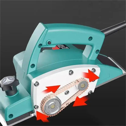 Raboteuse électrique bois 800 W – profondeur réglable 1 à 2 mm - Prise européenne / Pologne - Raboteuse électrique