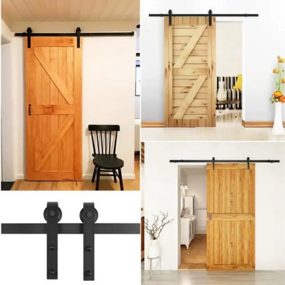 Rail Porte Coulissante 200 Cm Kit Quincaillerie Pour Porte Simple