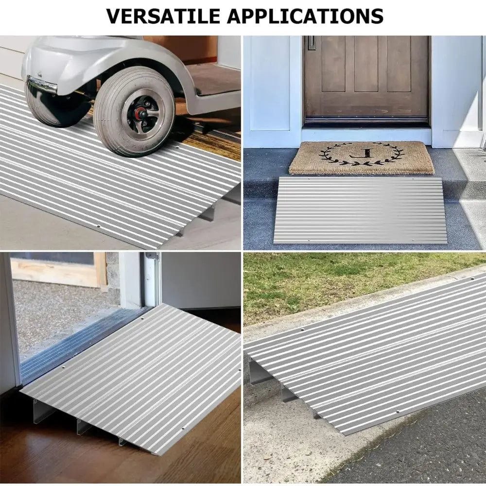 Rampe de seuil aluminium – hauteurs de 3 à 6 pouces - rampe seuil aluminium fauteuil roulant