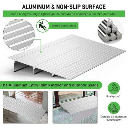 Rampe de seuil aluminium – hauteurs de 3 à 6 pouces - rampe seuil aluminium fauteuil roulant