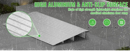 Rampe de seuil aluminium – hauteurs de 3 à 6 pouces - rampe seuil aluminium fauteuil roulant