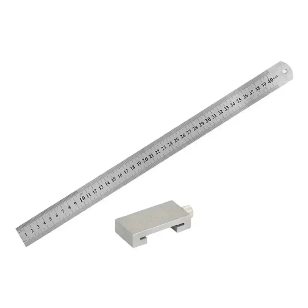 Règle de menuisier avec butée de positionnement – 15 ou 40 cm – variante 40 cm / France