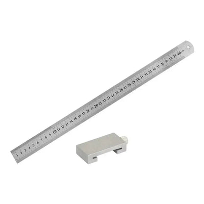 Règle de menuisier avec butée de positionnement – 15 ou 40 cm – variante 40 cm / France