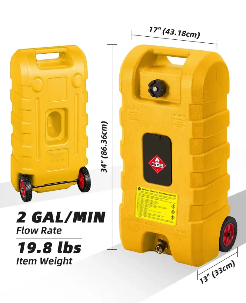 Réservoir carburant sur roues 15 gal – pompe manuelle - réservoir carburant sur roues pompe manuelle