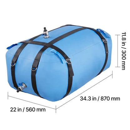 Réservoir d’eau souple pliable 113 à 1 000 L – PVC 1000D 132 L République tchèque