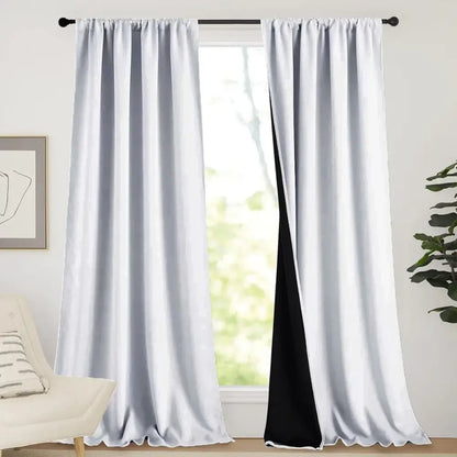 Rideau occultant thermique 70–90 % – polyester 1 ou 2 panneaux - Rideaux occultants thermiques