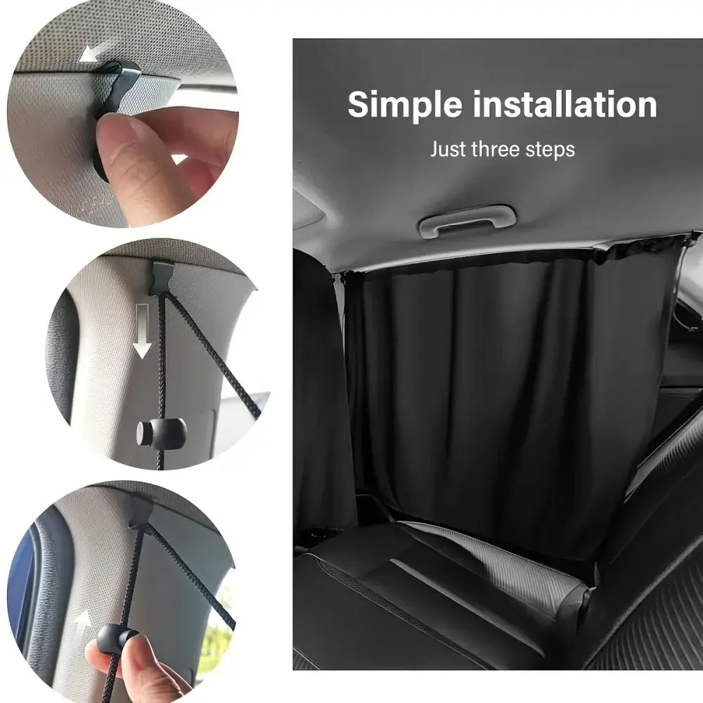 Rideaux de voiture amovibles – intimité lot de 4 - Lot de 4 rideaux / France - rideaux voiture intimité