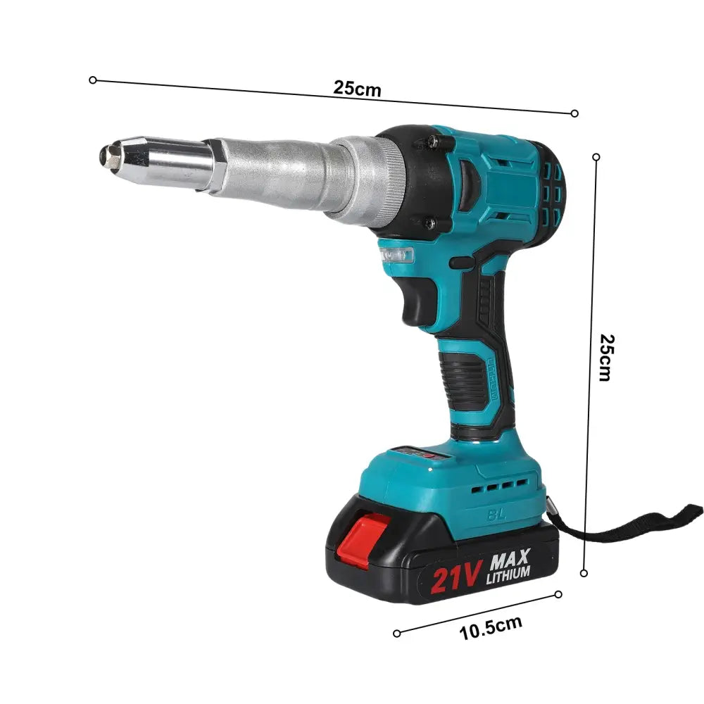 Riveteuse sans fil brushless – rivets 2,4 à 4 mm - Bleu / Espagne - riveteuse sans fil brushless