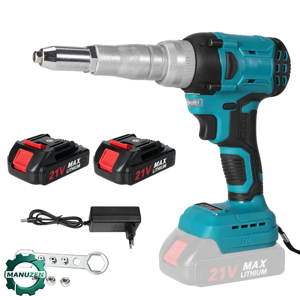 Riveteuse sans fil brushless – rivets 2,4 à 4 mm - Bleu / Espagne - riveteuse sans fil brushless