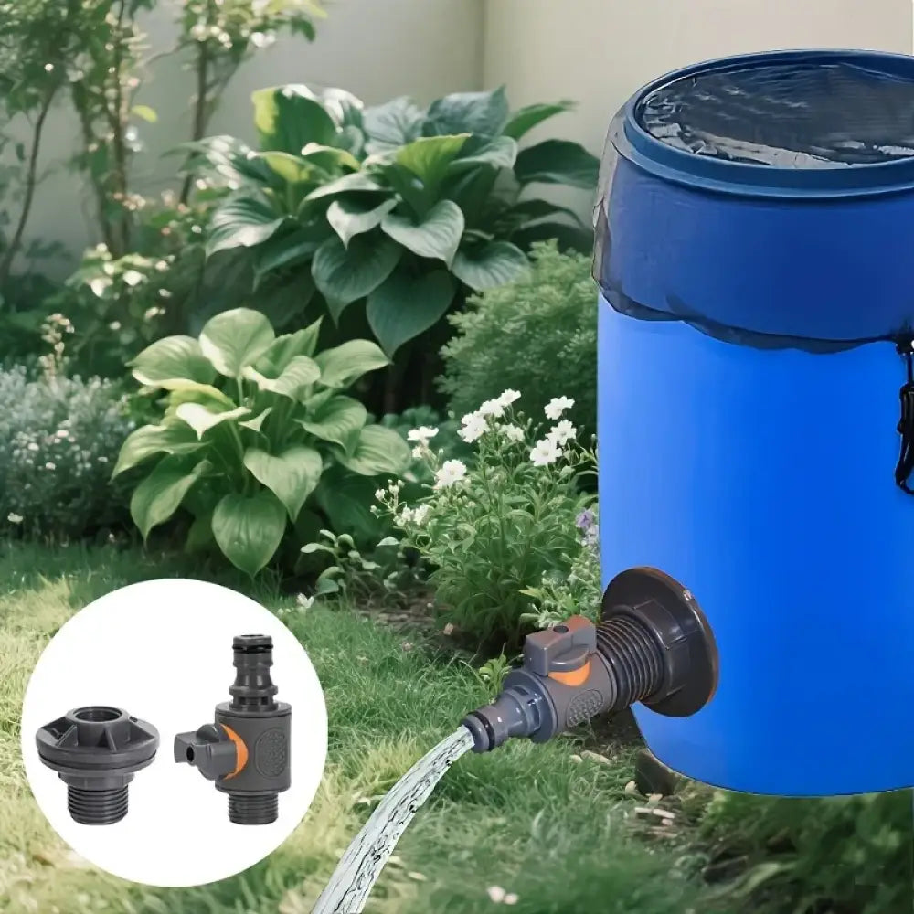 Robinet adaptateur pour cuve IBC et récupérateur d’eau
