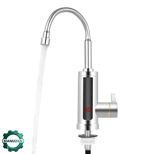 Robinet chauffe-eau instantané 3000 W 220 V — écran LED Argent Allemagne