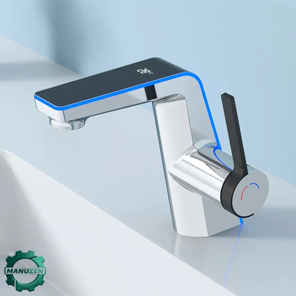 Robinet Lavabo Luxe Avec Affichage Température LED Numérique