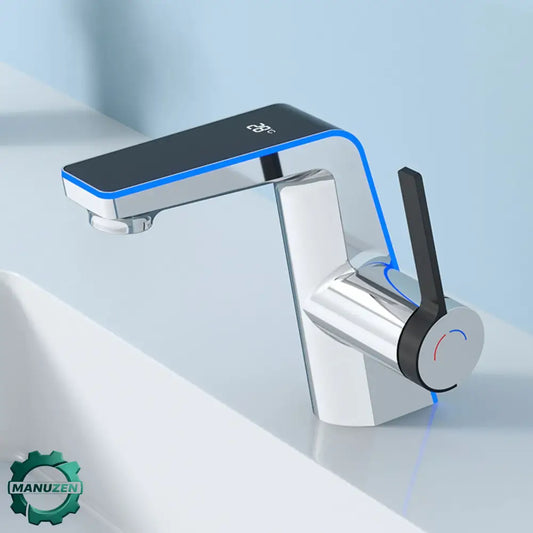 Robinet Lavabo Luxe Avec Affichage Température LED Numérique
