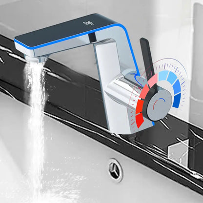 Robinet lavabo luxe avec affichage température LED numérique