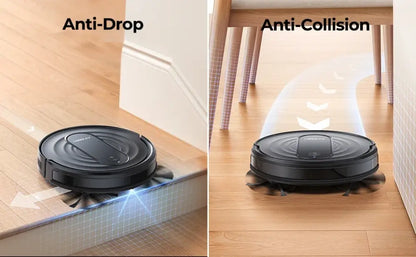 Robot aspirateur laveur 3 en 1 avec application - robot aspirateur laveur connecté 3 en 1