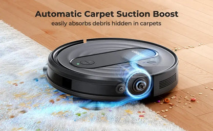 Robot aspirateur laveur 3 en 1 avec application - robot aspirateur laveur connecté 3 en 1
