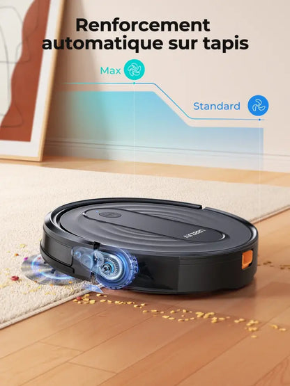 Robot aspirateur laveur 3 en 1 avec application - robot aspirateur laveur connecté 3 en 1