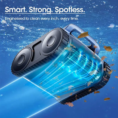 Robot nettoyeur piscine sans fil seauto SAT 25 trace drive navigation sonar