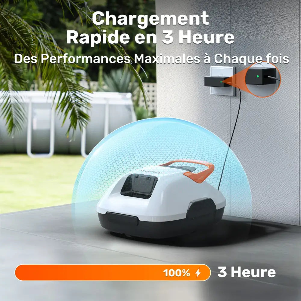 Robot Piscine Sans Fil Aspirateur Pour Piscine Hors Sol Portable