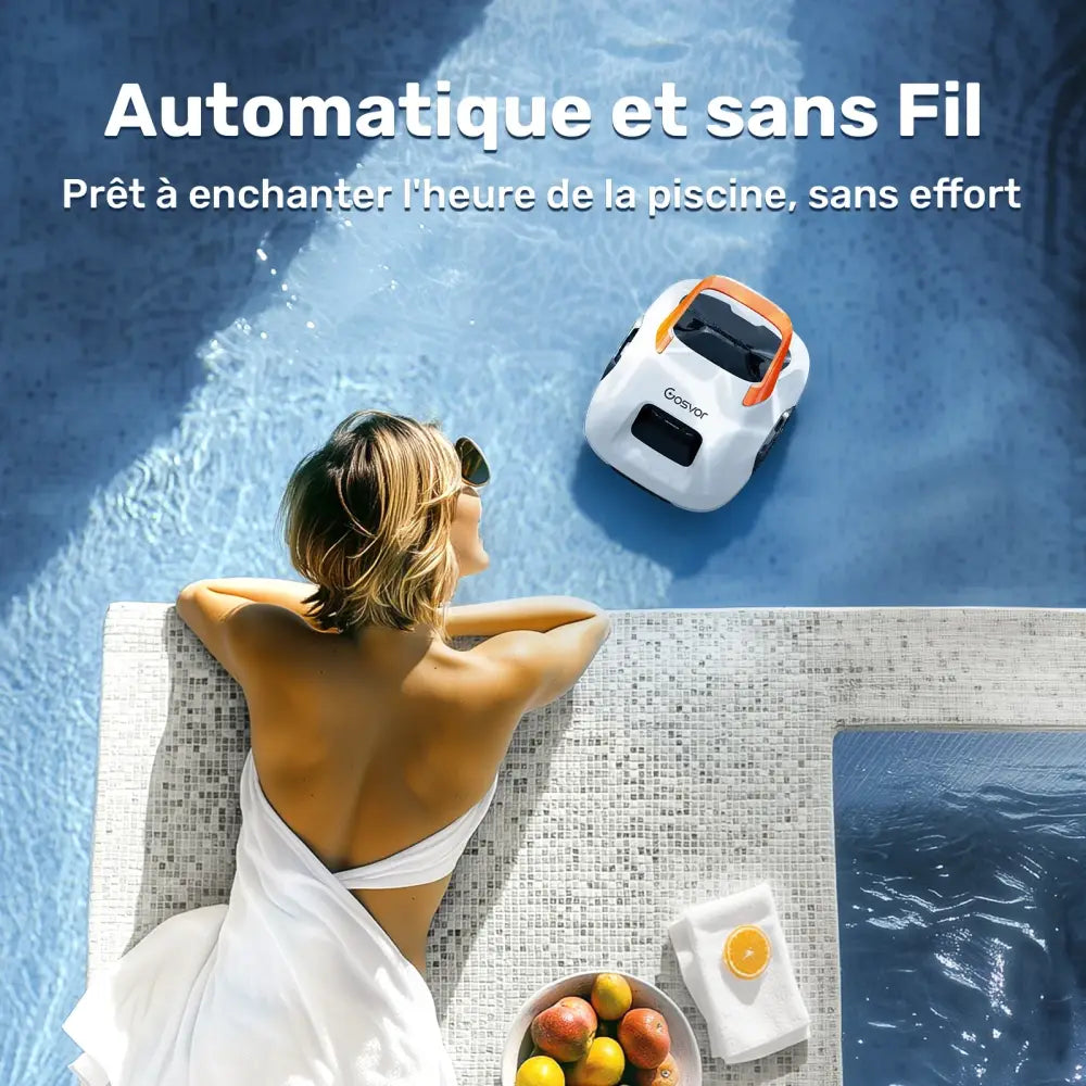 Robot Piscine Sans Fil Aspirateur Pour Piscine Hors Sol Portable