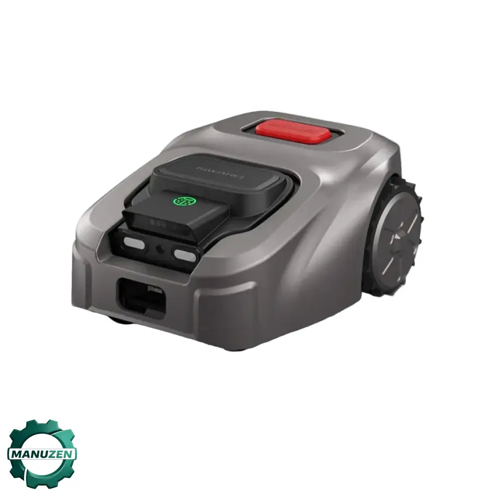 Robot tondeuse sans fil périphérique RTK + vision IA – 1 000 m² - Gris / France / Prise européenne - Robot tondeuse RTK