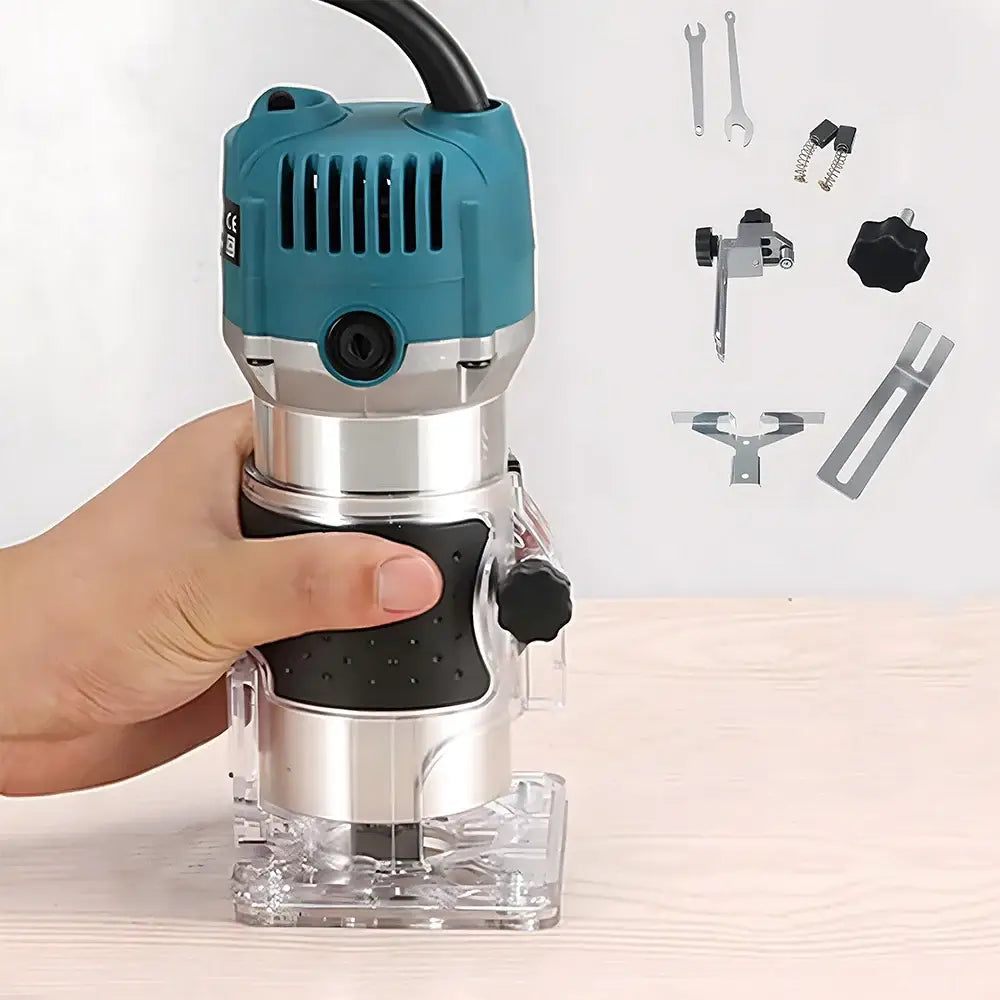 Routeur bois 800 W 30000 tr/min tournage fraisage gravure menuiserie