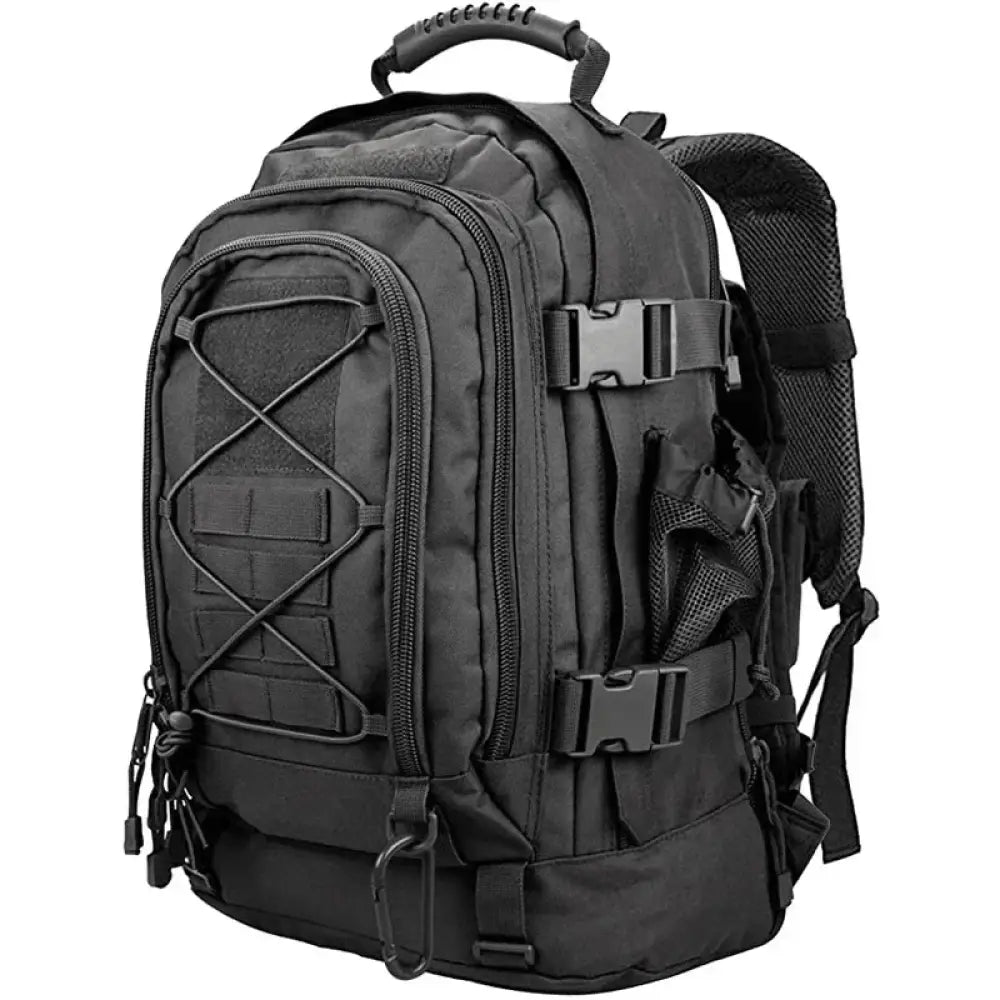 Sac à dos tactique MOLLE 60 L en nylon – variante Noir