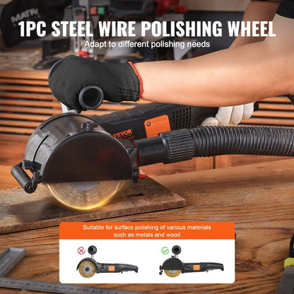 Satinatrice Métal et Bois 1300 W – 6 Vitesses - Ponceuses polisseuses et abrasifs