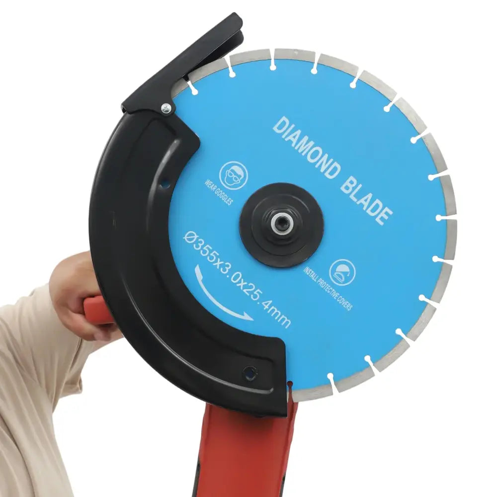 Scie à béton 3000 W — disque 350 mm, coupe 135 mm