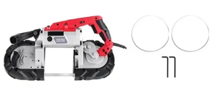 Scie à ruban portative 1100 W avec socle – 127 mm