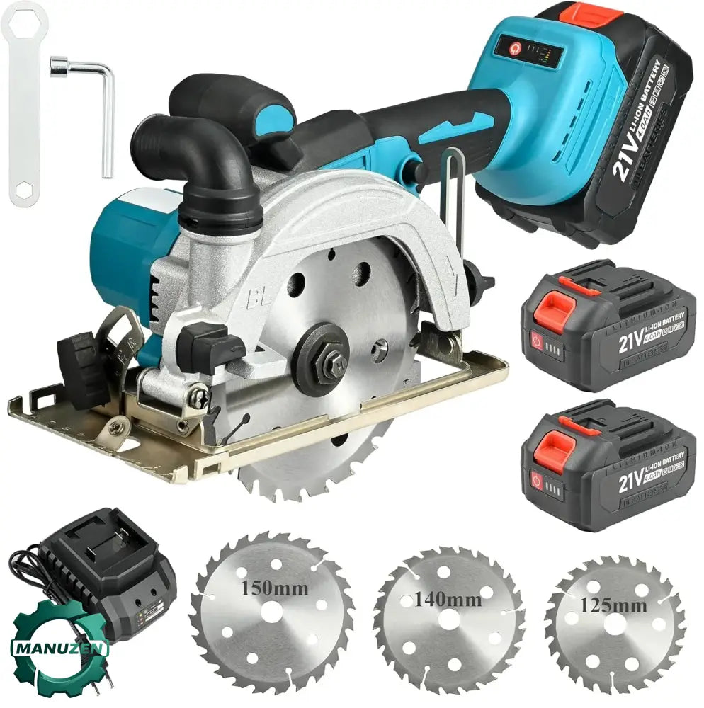 Scie circulaire sans fil 1850 W 150 mm — 2 batteries 2 batteries Espagne