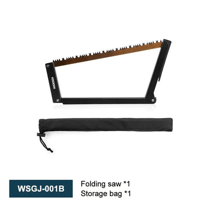 Scie de camping pliante – lame acier cadre aluminium - Scie pliante WSGJ-001B / Pologne - Scie camping pliante