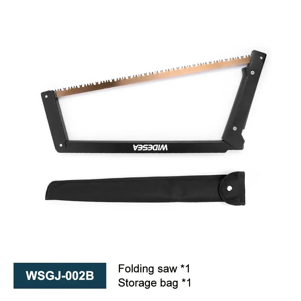 Scie de camping pliante – lame acier cadre aluminium - Scie pliante WSGJ-002B / Pologne - Scie camping pliante