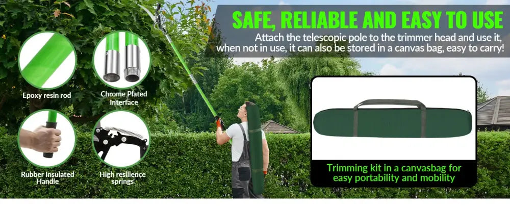 Scie d’élagage télescopique 8 ou 9 m - Scies d’élagage