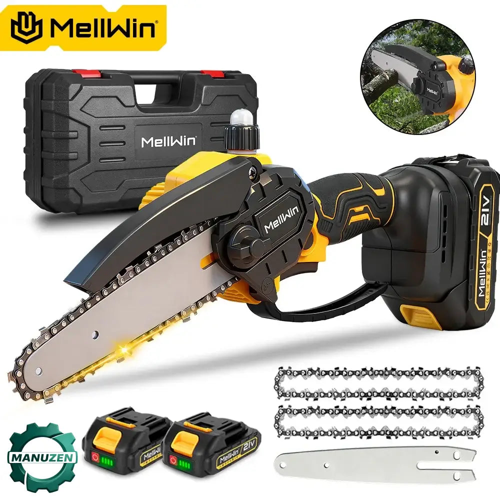 Scie Électrique Sans Fil 6 Pouces Mini Tronçonneuse Jardin Makita 18V
