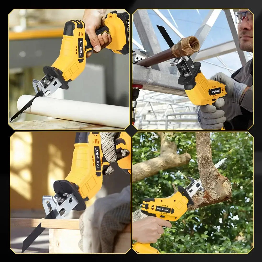Scie sabre sans fil brushless 18/21 V – bois métal et PVC - Scie sabre sans fil