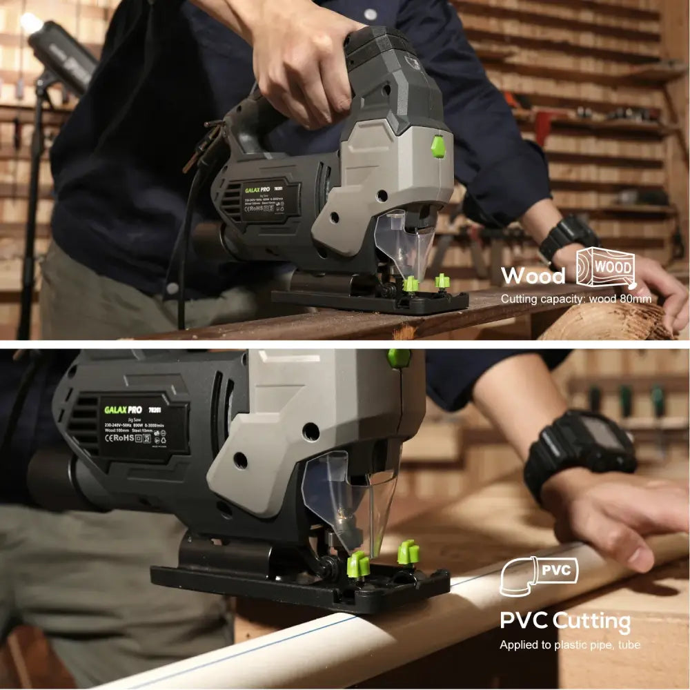 Scie sauteuse 800 W – coupe bois métal et plastique - Scie sauteuse 800 W / Allemagne - Scie sauteuse électrique