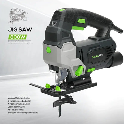 Scie sauteuse 800 W – coupe bois métal et plastique - Scie sauteuse 800 W / Allemagne - Scie sauteuse électrique